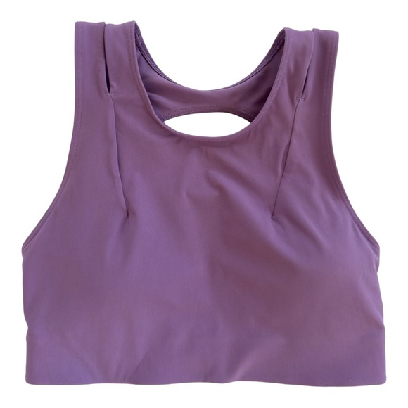 Lululemon Strong Front Sports Bra Medium Support Size 4 B/C Purple - Picture 3 of 7